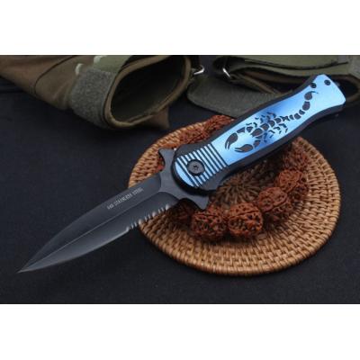 Black Scorpion-Quick Opening Folding Knife