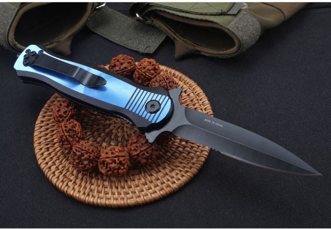 Black Scorpion-Quick Opening Folding Knife