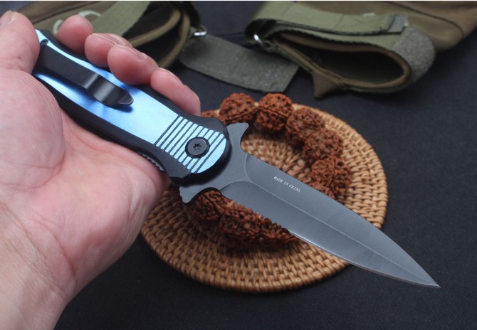 Black Scorpion-Quick Opening Folding Knife