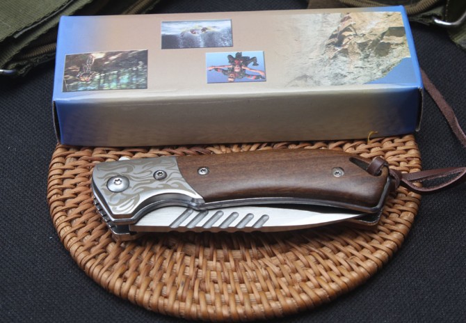 Silver Wolf-Quick Opening Folding Knife (D2 Steel)