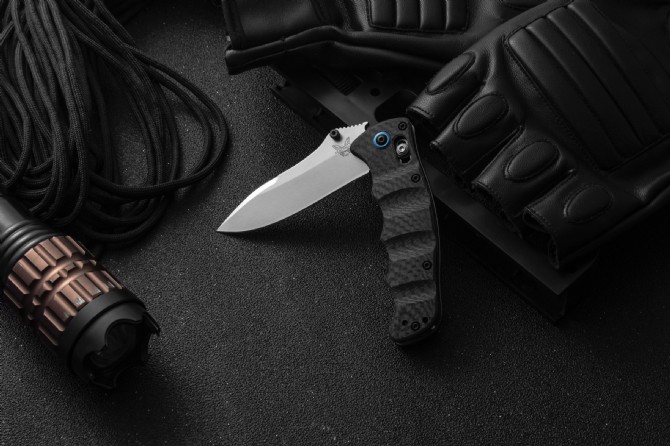 Benchmade Butterfly 484S-1 Carbon Fiber Handled Folding Knife