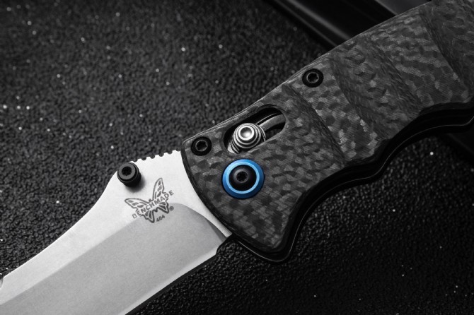 Benchmade Butterfly 484S-1 Carbon Fiber Handled Folding Knife