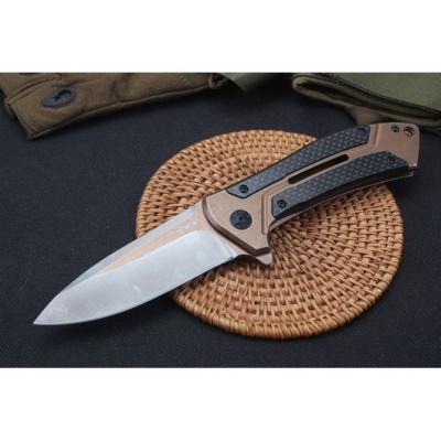 ZT0801 steel + carbon fiber folding knife