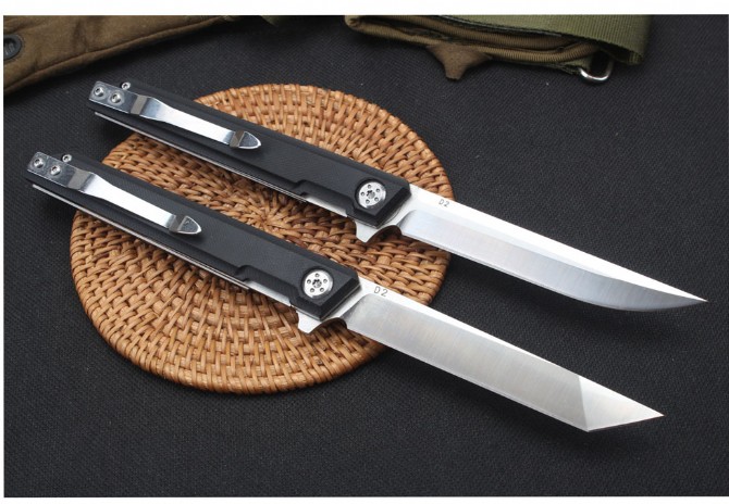 High quality retrograde D2 folding knife