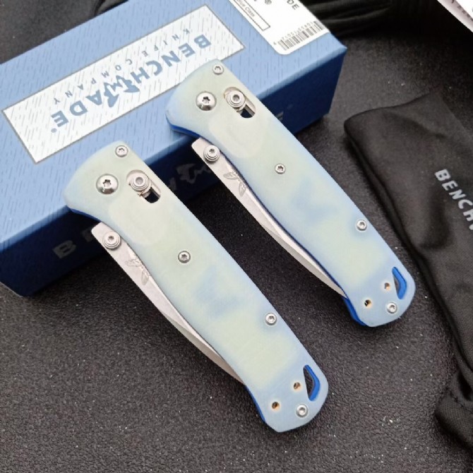 Re-engraved version-Butterfly 535 folding knife (G10 handle)