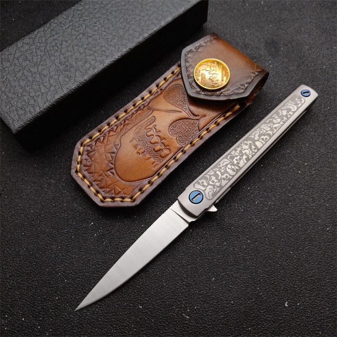 New Bee MS3 titanium handle quick-opening folding knife