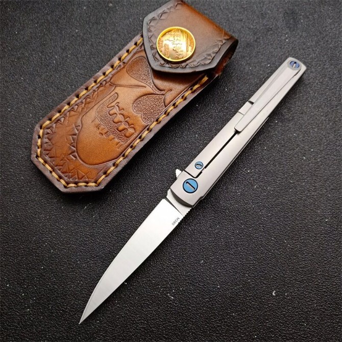 New Bee MS3 titanium handle quick-opening folding knife