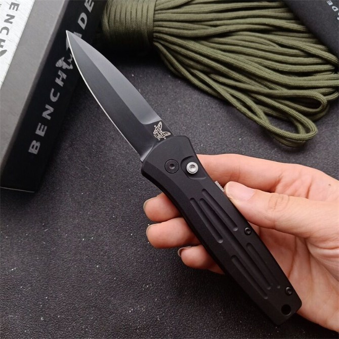 Benchmade Butterfly 3551 Extreme Speed ​​Side Jump Knife (Black Blade)