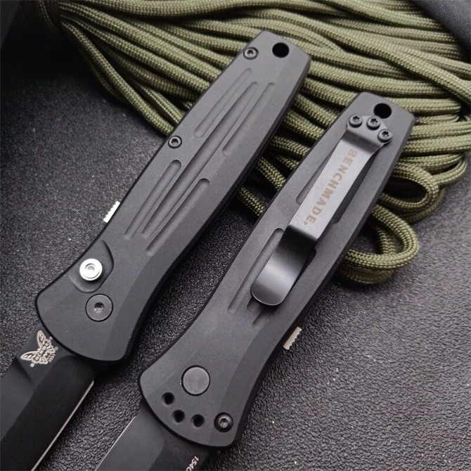 Benchmade Butterfly 3551 Extreme Speed ​​Side Jump Knife (Black Blade)