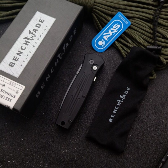 Benchmade Butterfly 3551 Extreme Speed ​​Side Jump Knife (Black Blade)