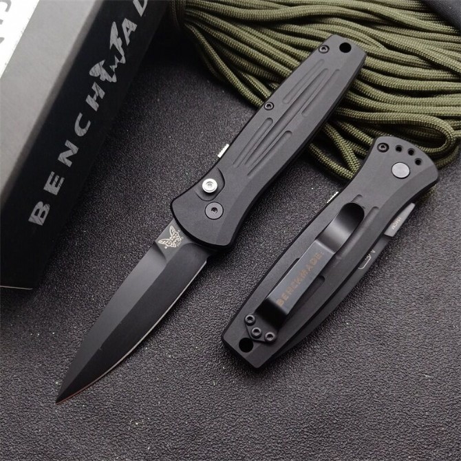 Benchmade Butterfly 3551 Extreme Speed ​​Side Jump Knife (Black Blade)