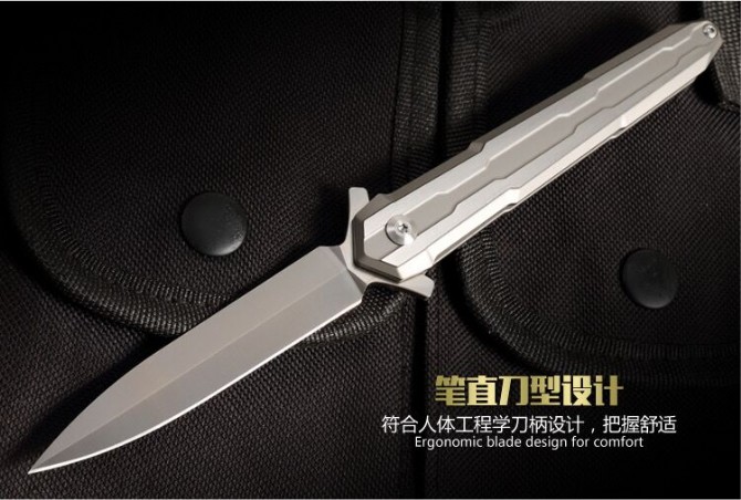 New style - Peerless Holy Sword Quick Opening Folding Knife