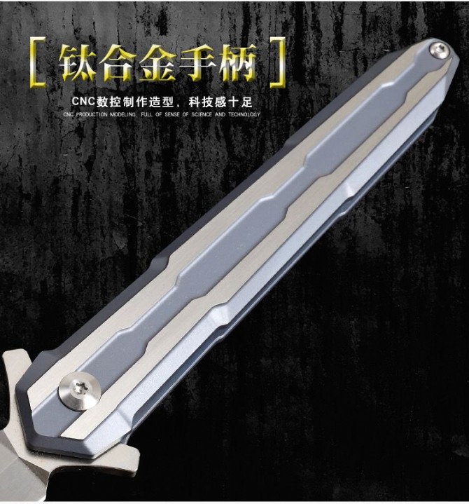 New style - Peerless Holy Sword Quick Opening Folding Knife