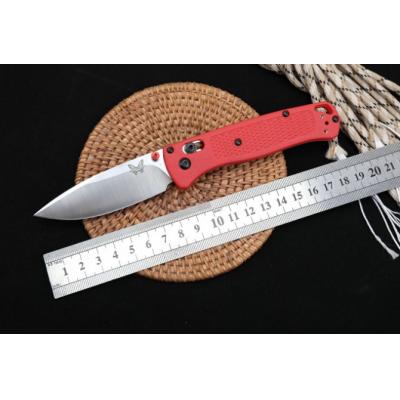 New version of butterfly 535 folding knife (red handle)