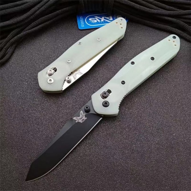 Customized version-Benchmade Butterfly 940 Folding Knife Jade G10