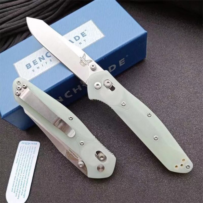 Customized version-Benchmade Butterfly 940 Folding Knife Jade G10