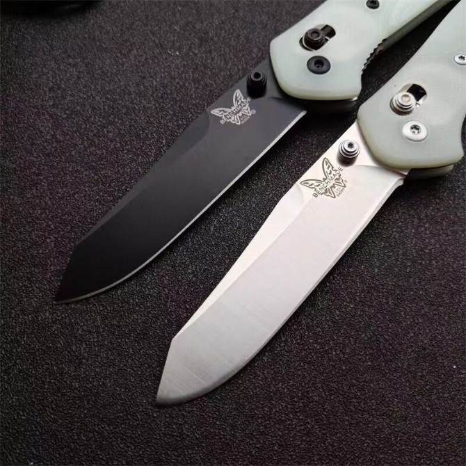 Customized version-Benchmade Butterfly 940 Folding Knife Jade G10