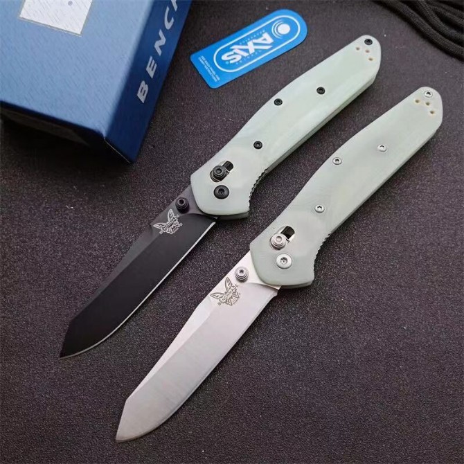 Customized version-Benchmade Butterfly 940 Folding Knife Jade G10