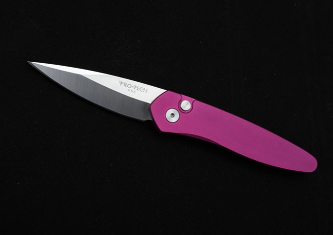 THE GODFATHER Super Technology 3407 Pink Side Jump Knife