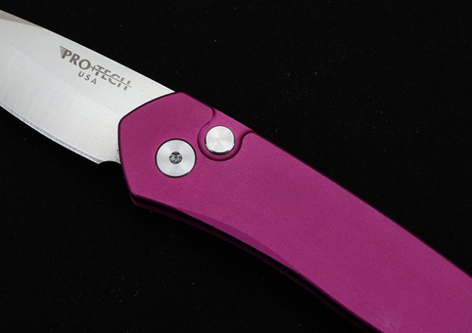 THE GODFATHER Super Technology 3407 Pink Side Jump Knife