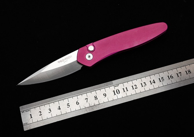 THE GODFATHER Super Technology 3407 Pink Side Jump Knife