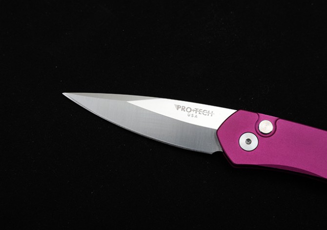 THE GODFATHER Super Technology 3407 Pink Side Jump Knife