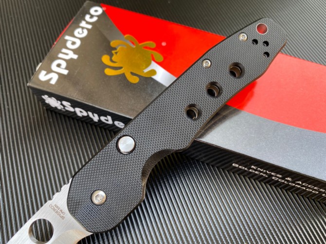 Spyderco Spider C240 ​​bearing folding knife (G10 handle)