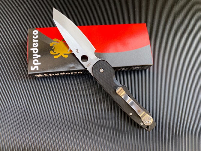 Spyderco Spider C240 ​​bearing folding knife (G10 handle)