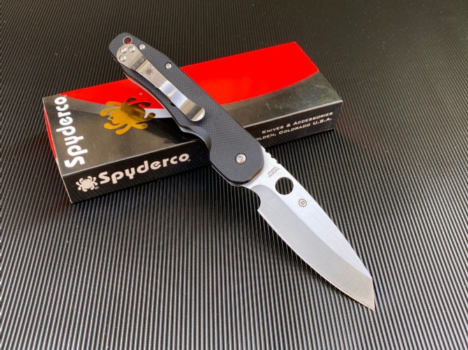 Spyderco Spider C240 ​​bearing folding knife (G10 handle)