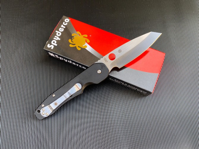 Spyderco Spider C240 ​​bearing folding knife (G10 handle)