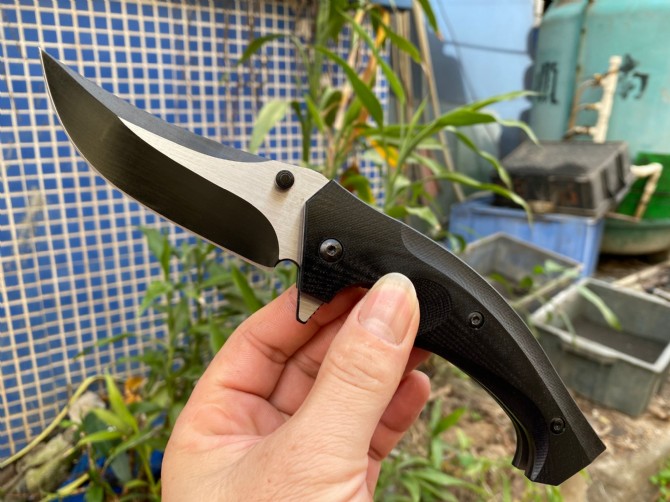 c196 upgraded bearing folding knife