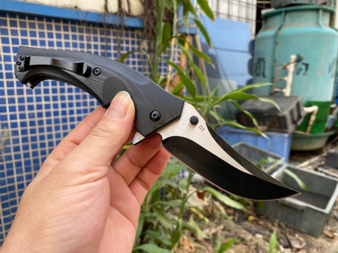 c196 upgraded bearing folding knife