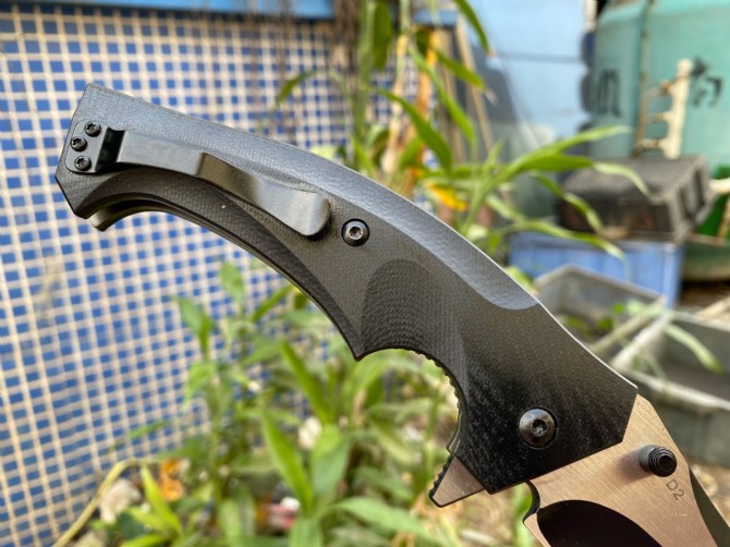 c196 upgraded bearing folding knife