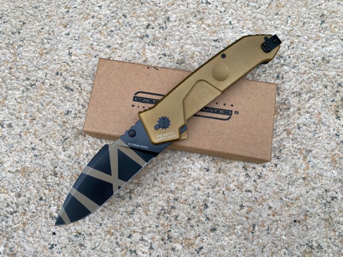 Extreme Force [MF1] Folding Knife (Tiger Print Version)