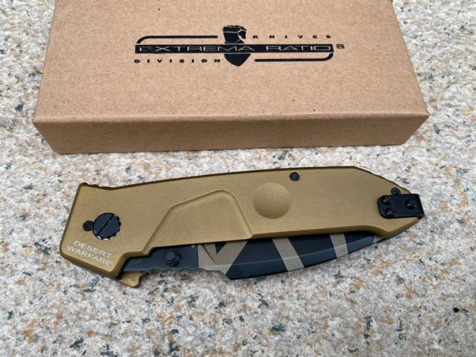 Extreme Force [MF1] Folding Knife (Tiger Print Version)