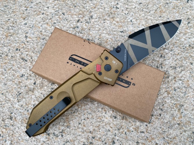 Extreme Force [MF1] Folding Knife (Tiger Print Version)