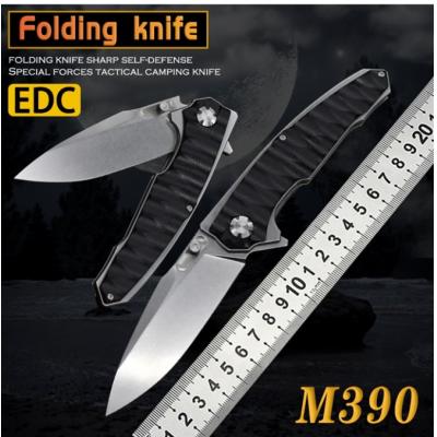 M390 python folding knife