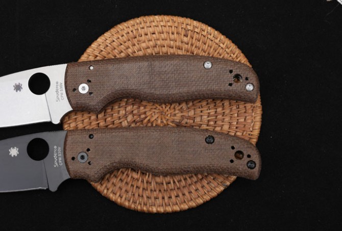 Spider C229 Shaman Bearing Folding Knife (linen handle)