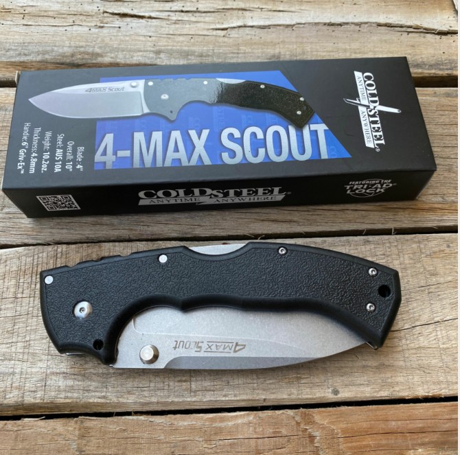 Cold Steel 4-MAXSCOUT Dog Leg Folding Knife