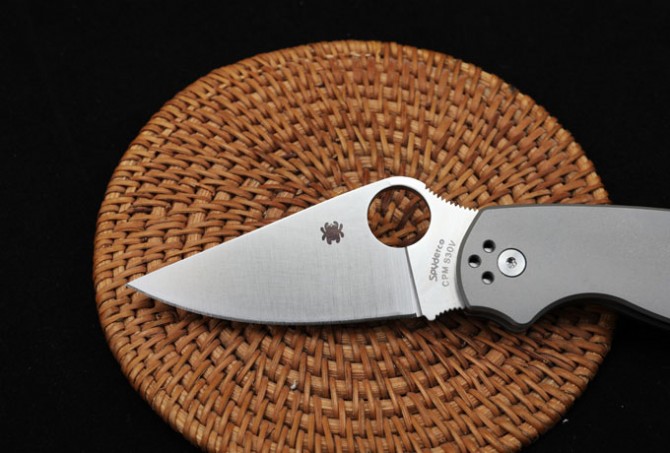 SPYDERCO Spider C223 Titanium Bearing Folding Knife