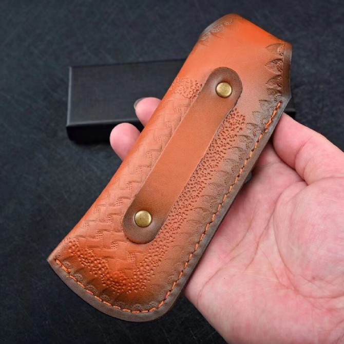 D2 Steel Mechanical Folding Knife-Leech