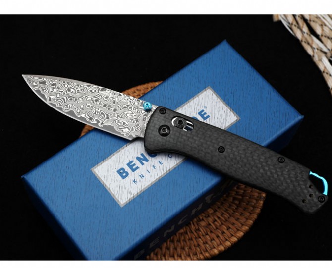 Benchmade Butterfly Carbon Fiber 535 (Damascus Steel)