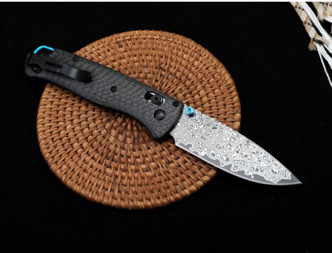 Benchmade Butterfly Carbon Fiber 535 (Damascus Steel)