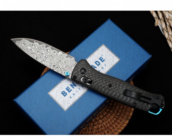 Benchmade Butterfly Carbon Fiber 535 (Damascus Steel)