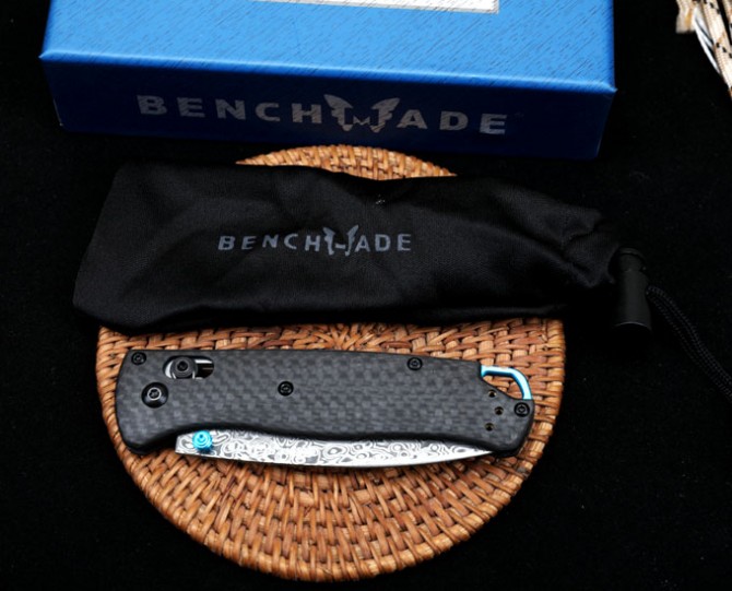 Benchmade Butterfly Carbon Fiber 535 (Damascus Steel)