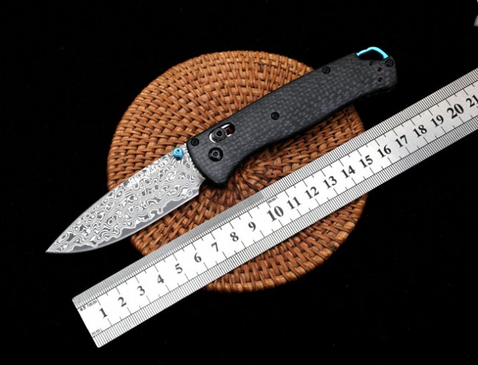 Benchmade Butterfly Carbon Fiber 535 (Damascus Steel)