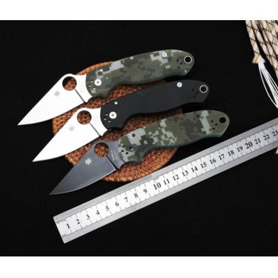 SPYDERCO Spider C223 bearing folding knife (G10 handle)