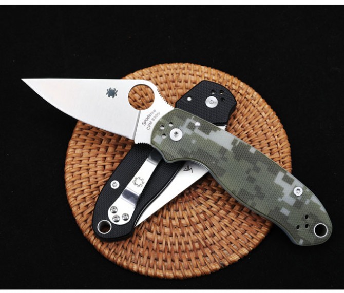 SPYDERCO Spider C223 bearing folding knife (G10 handle)