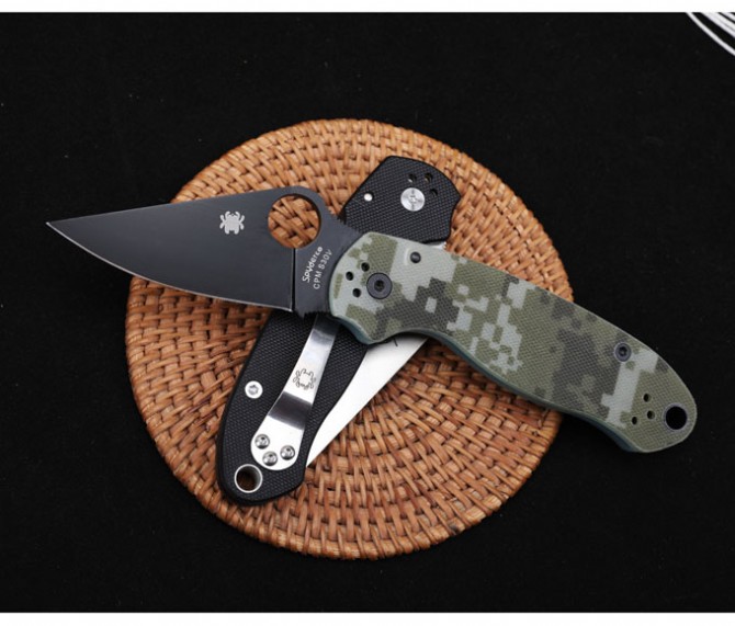 SPYDERCO Spider C223 bearing folding knife (G10 handle)