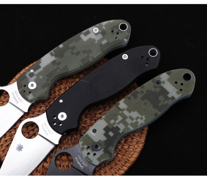 SPYDERCO Spider C223 bearing folding knife (G10 handle)